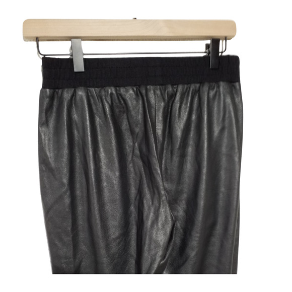 BCBGMaxAzria Elastic Waist Cuffed Ankle Pants Black Women’s XS - Picture 4 of 8